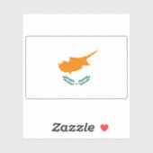 キプロス第2国旗（1960年～2006年） シール (シート)