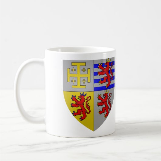 キプロス紋章マグカップ - サイズ11oz コーヒーマグカップ (左)