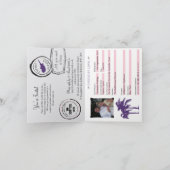 キプロス結婚へのパスポート招待状 招待状 (内部)