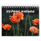 キプロス自然カレンダー カレンダー (カバー)