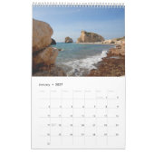 キプロス自然カレンダー カレンダー (1月 2027)