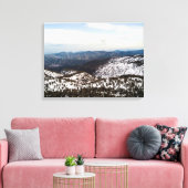 キプロス自然ランドスコトロドス山脈フォレストセ キャンバスプリント (インサイチュ (リビング))