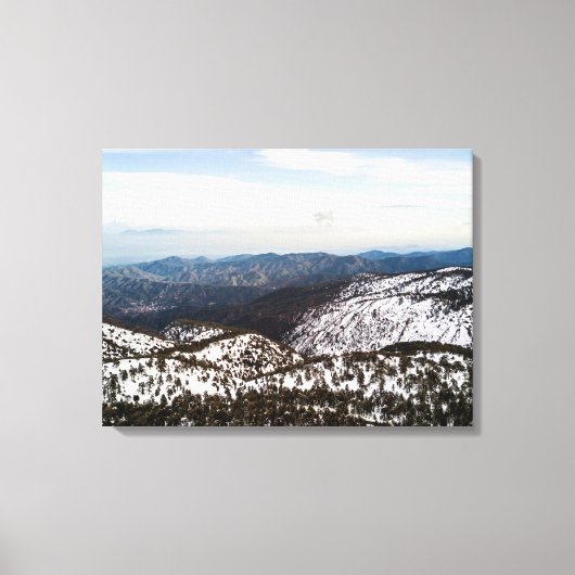 キプロス自然ランドスコトロドス山脈フォレストセ キャンバスプリント (正面)