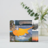 キプロス葉書パノラマ島サンセットツリー ポストカード (スタンド正面)