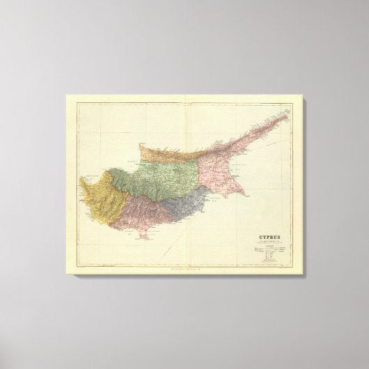 キプロス キャンバスプリント (正面)