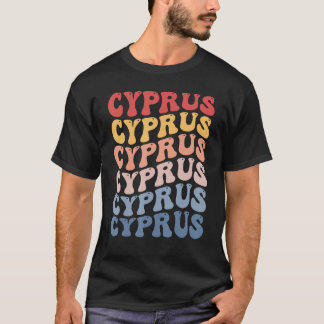 キプロス グルービー レトロ キプロス人 Tシャツ