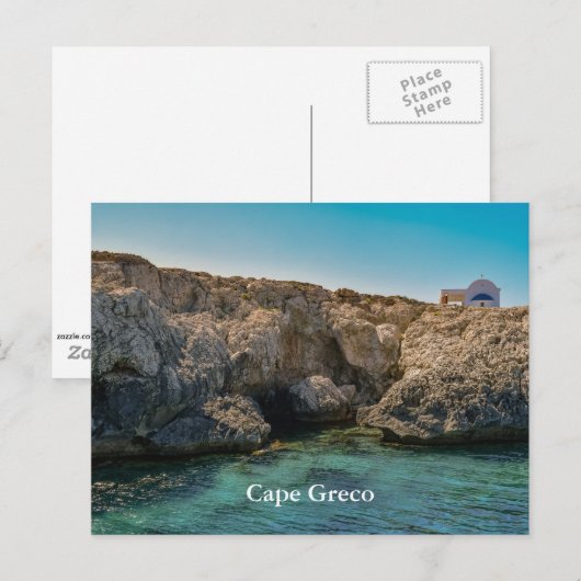 キプロス，グレコ岬 ポストカード (正面/裏面)
