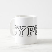 キプロス コーヒーマグカップ (正面左)