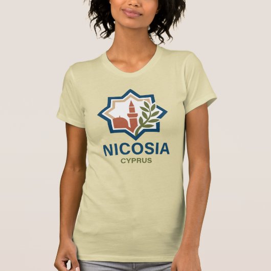 キプロス・ニコシア地中海 Tシャツ (正面)