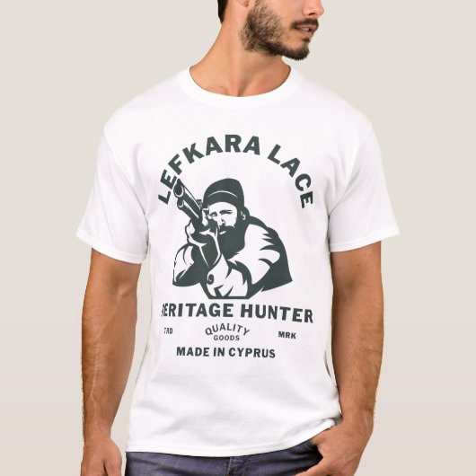 キプロス:レフカラのレース遺産ハンター Tシャツ (正面)
