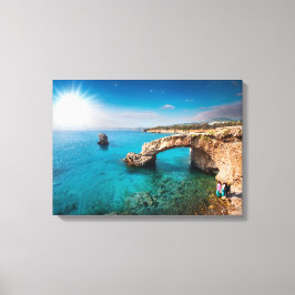 キプロス、恋人の橋 キャンバスプリント