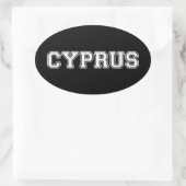 キプロス 楕円形シール (バッグ)