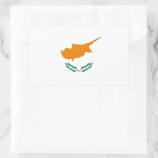 キプロス 長方形シール (バッグ)