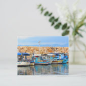 キプロット魚釣りボート ポストカード (スタンド正面)