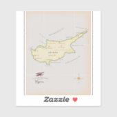 キプ図解入りの、写真付きのロスの地図。 シール (シート)