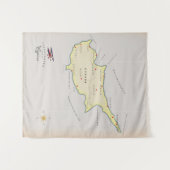 キプ図解入りの、写真付きのロスの地図。 タペストリー (正面(横))