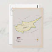 キプ図解入りの、写真付きのロスの地図。 ポストカード (正面/裏面)