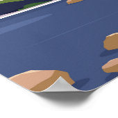 キベロンフランストラベルヴィンテージアート ポスター (角)