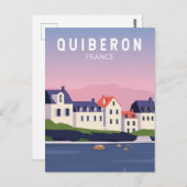 キベロンフランストラベルヴィンテージアート ポストカード (正面/裏面)
