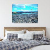 キホロ湾の風光明媚なビューハワイのキャンバスをキャプチャ キャンバスプリント (インサイチュ (寝室))