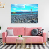 キホロ湾の風光明媚なビューハワイのキャンバスをキャプチャ キャンバスプリント (インサイチュ (リビング))