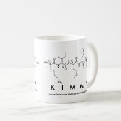 キミのペプチド名mug コーヒーマグカップ (正面右)