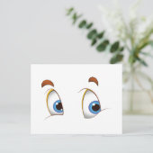 キミの青い目を見ている ポストカード (スタンド正面)