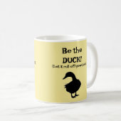 キミはDUCKであれ！ コーヒーマグカップ (正面右)