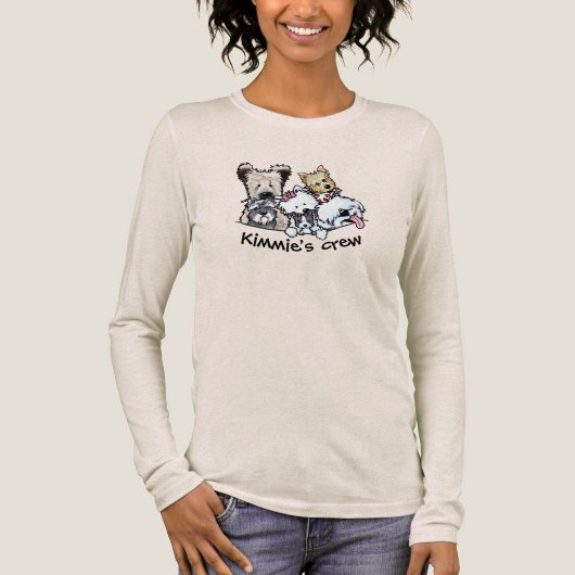 キミーのクルーKiniArt トライブレンドTシャツ (正面)