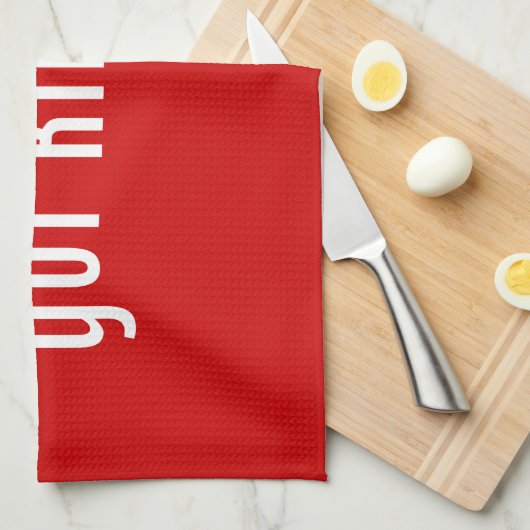 キミ得チ？ キッチンタオル (四つ折り)