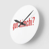 キミ得チ？ ラウンド壁時計 (傾斜)
