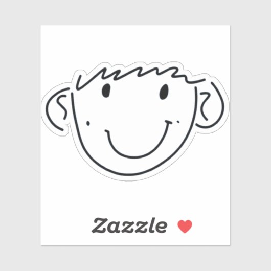 キムソンホスマイリーステッカー シール (シート)