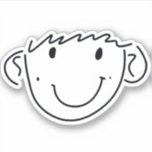 キムソンホスマイリーステッカー シール (正面)