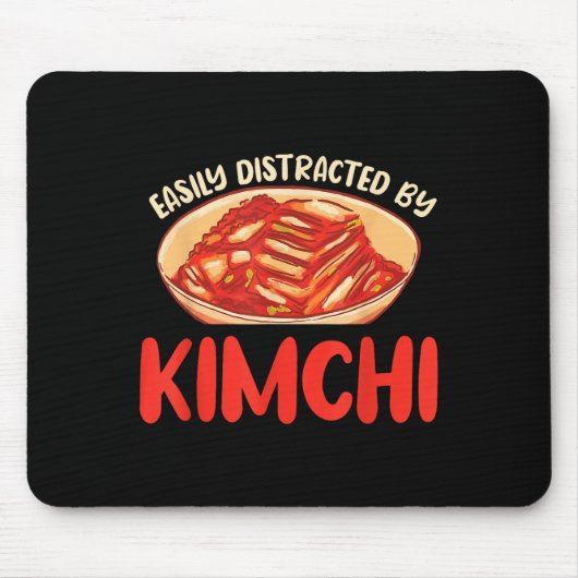 キムチおもしろいことわざ韓国Bbq愛好家 マウスパッド (正面)