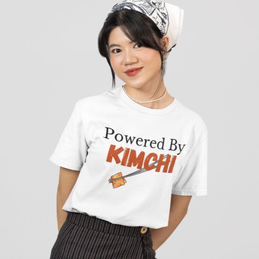 キムチの力を持つ Tシャツ