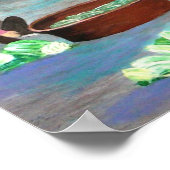 キムチを作る韓国の家庭김치 ポスター (角)