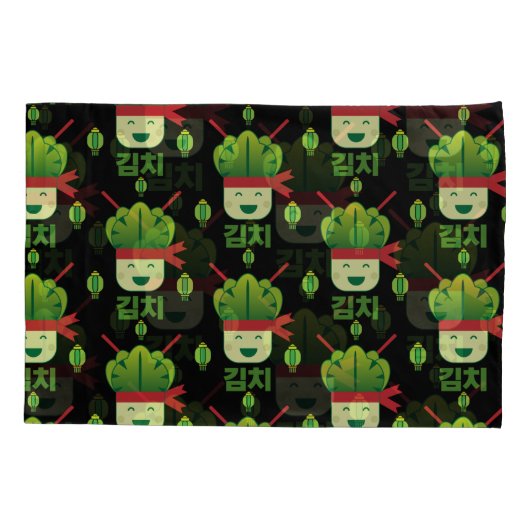 キムチアジア料理 枕カバー (裏面-左)