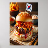 キムチキックバーガー24x36 ポスター (正面)