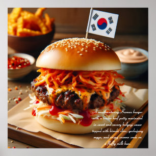 キムチキックバーガー ポスター