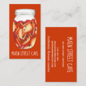 キムチバンチャンキャベツ韓国料理レストランシェフ 名刺 (正面/裏面)