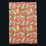 キムチ原料辛い発酵水色 キッチンタオル<br><div class="desc">このフレッシュすごいとカッコいいおもしろい発酵のパターンを調べる。キムチの具がのまわりにこの可愛いキッチンタオルに乗る。水絵を描色に手を貸せ！さらに多くの製品やデザインを私の店にチェックしなさい！そしてもちろんtouchもしに入って何かカスタム好き。</div>