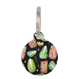 キムチ原料辛い発酵水色 ペット　ネームタグ