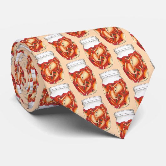 キムチ発酵キャベツ韓国料理店 ネクタイ (ロール)