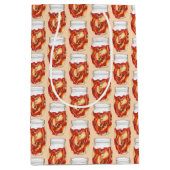 キムチ発酵キャベツ韓国料理店 ミディアムペーパーバッグ (正面)