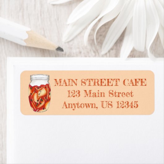 キムチ発酵キャベツ韓国料理店 ラベル (インサイチュ)