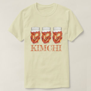 キムチ発酵キャベツ韓国料理店 Tシャツ