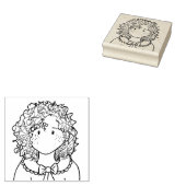 キムニレス©️カーリーガールゴム印 ラバースタンプ (押印)