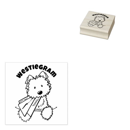 キムニレス©️キニアートウェスティーラバースタンプ ラバースタンプ (押印)