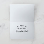 キムバー猫は自分で燃えない誕生日 カード (内部)