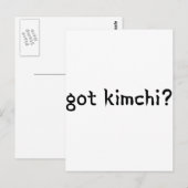 キム得チ? ポストカード (正面/裏面)